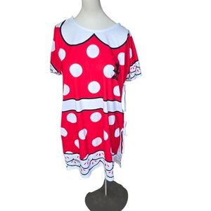 Disney Minnie Mouse Starlight Flame Resistant Women’s Nightgown Size L N W/O Tag